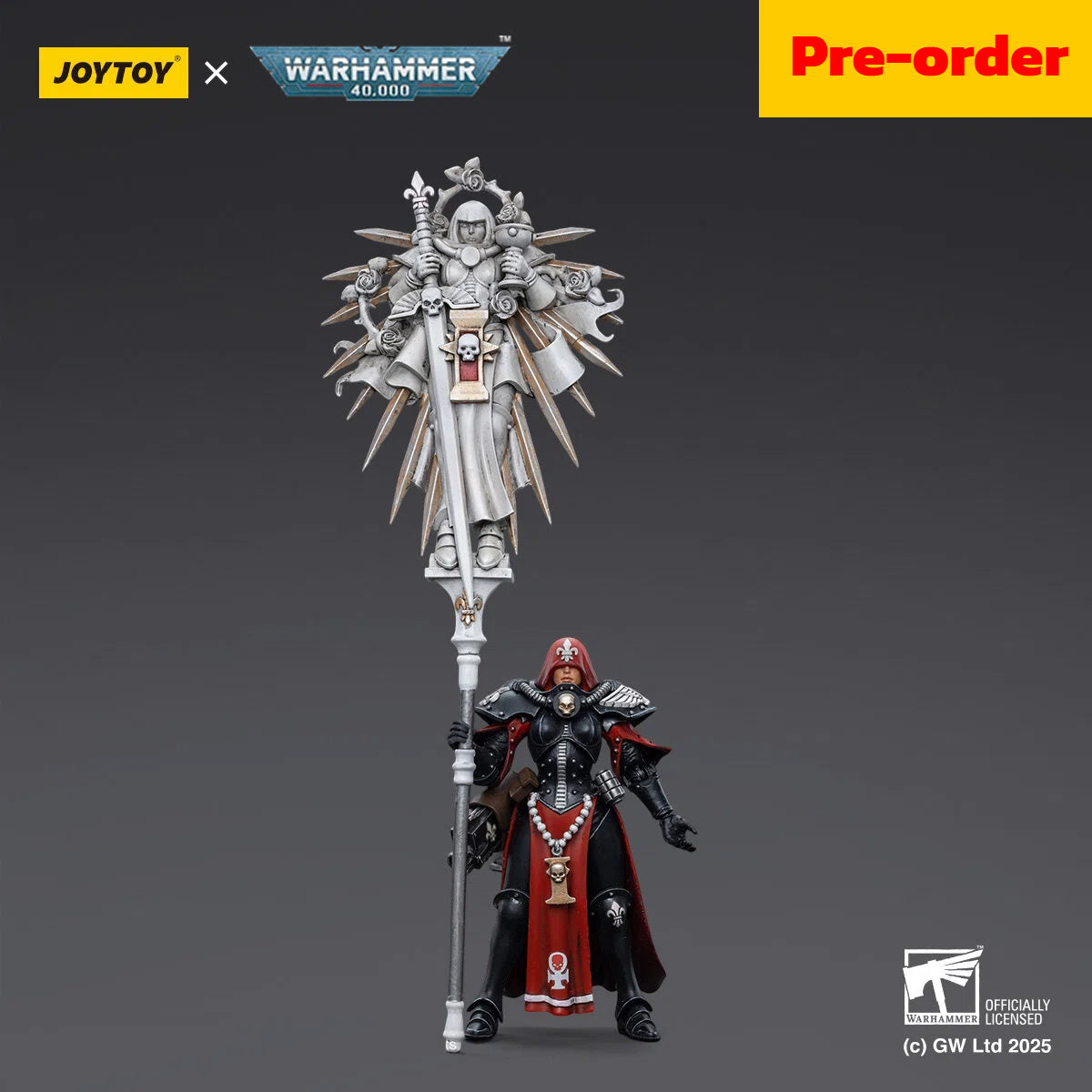 JOYTOY Warhammer 40,000 Scale：1/18 Adepta Sororitas Imagifier Sister Saelon
