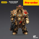 JOYTOY   Warhammer The Horus Heresy  Scale：1/18  Legio Custodes Aquilon Terminator Squad Aquilon with twin-linked Adrathic Destructor