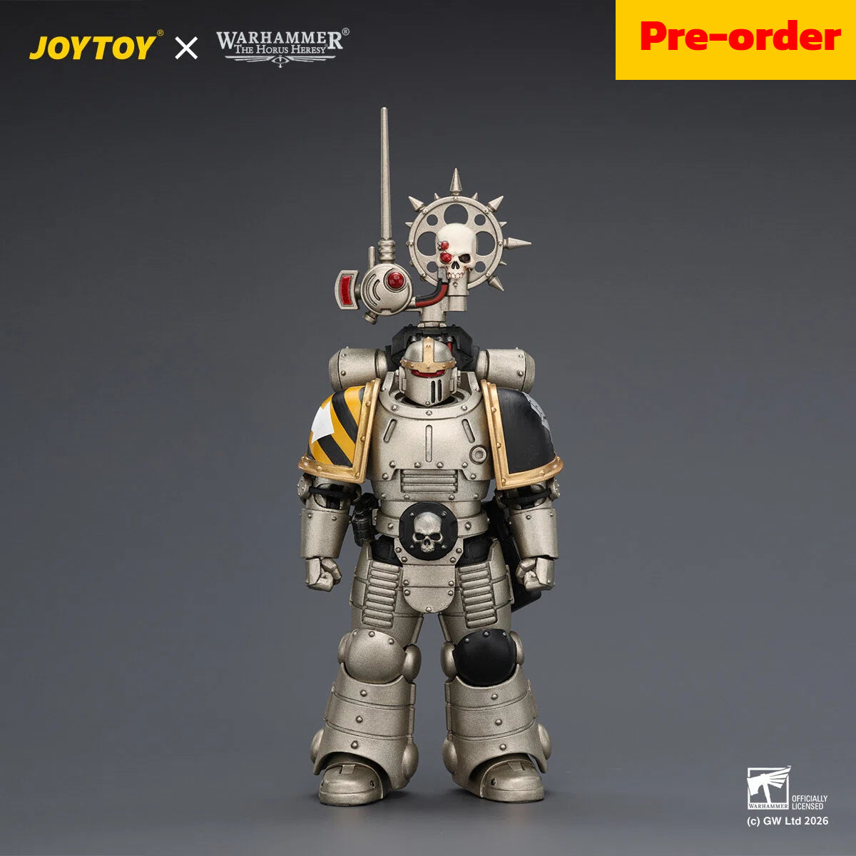 JOYTOY Warhammer The Horus Heresy  Scale：1/18 Iron Warriors MkII Legionary2 with Bolter and Bolt Pistol