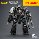 JOYTOY  Warhammer 40,000  Scale：1/18 "Raven Guard  Contemptor Dreadnought with Gravis autocannon and Chainfist"