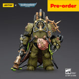 JOYTOY  Warhammer 40,000  Scale：1/18    Death Guard Lord of Virulence with Power Fist and Twin Plague Spewer