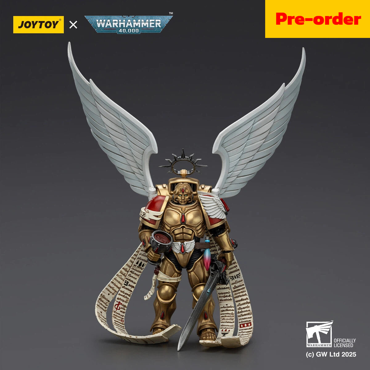 JOYTOY Blood Angels The Sanguinor with Encarmine Broadsword