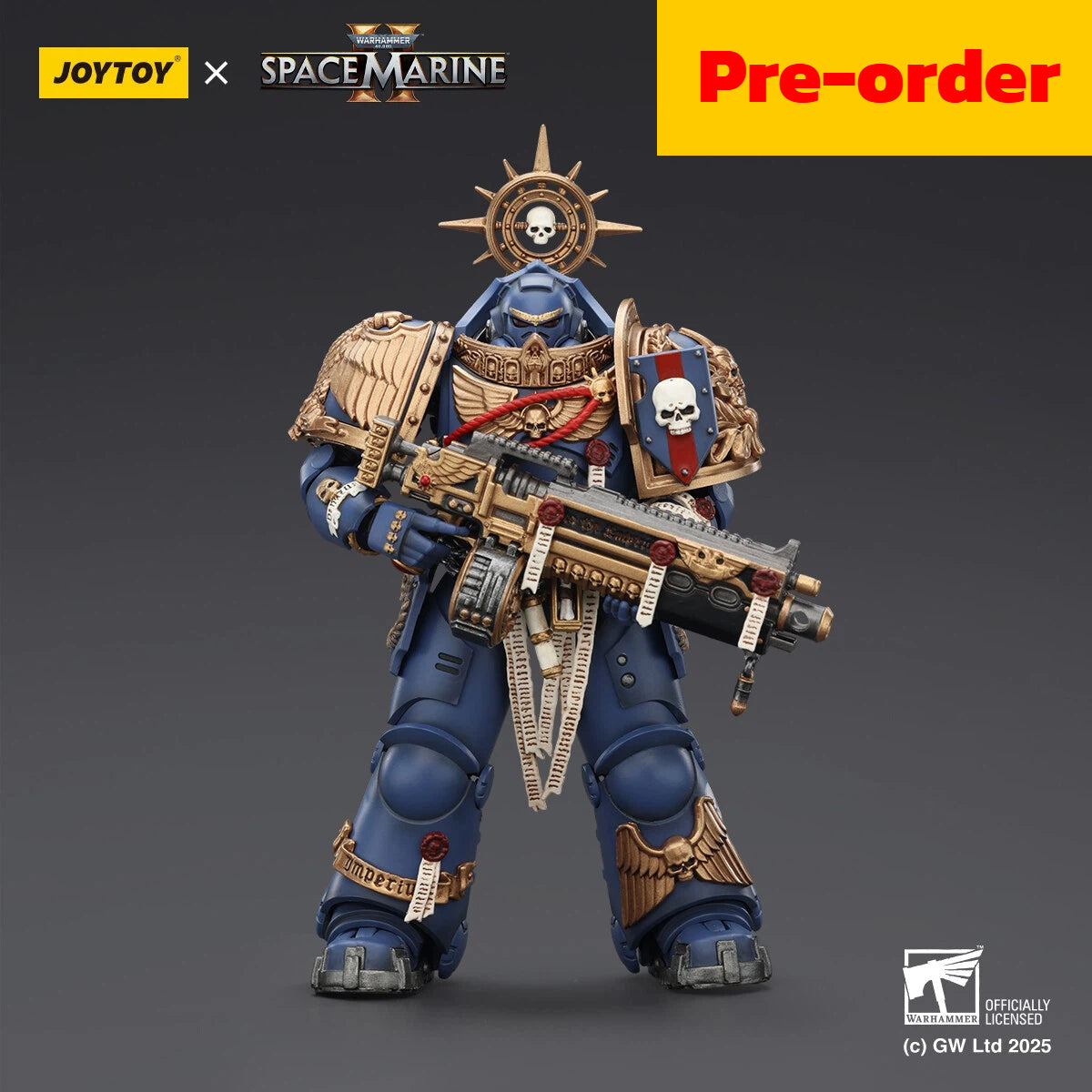 Ultramarines Heavy Relic Primus Armor with Heavy Relic Bolt Rifle