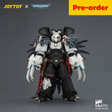 JOYTOY  Warhammer 40,000  Scale：1/18  "Raven Guard Chapter Master Aethon Shaan with Claws of Severax and Heavy Bolt Pistol"