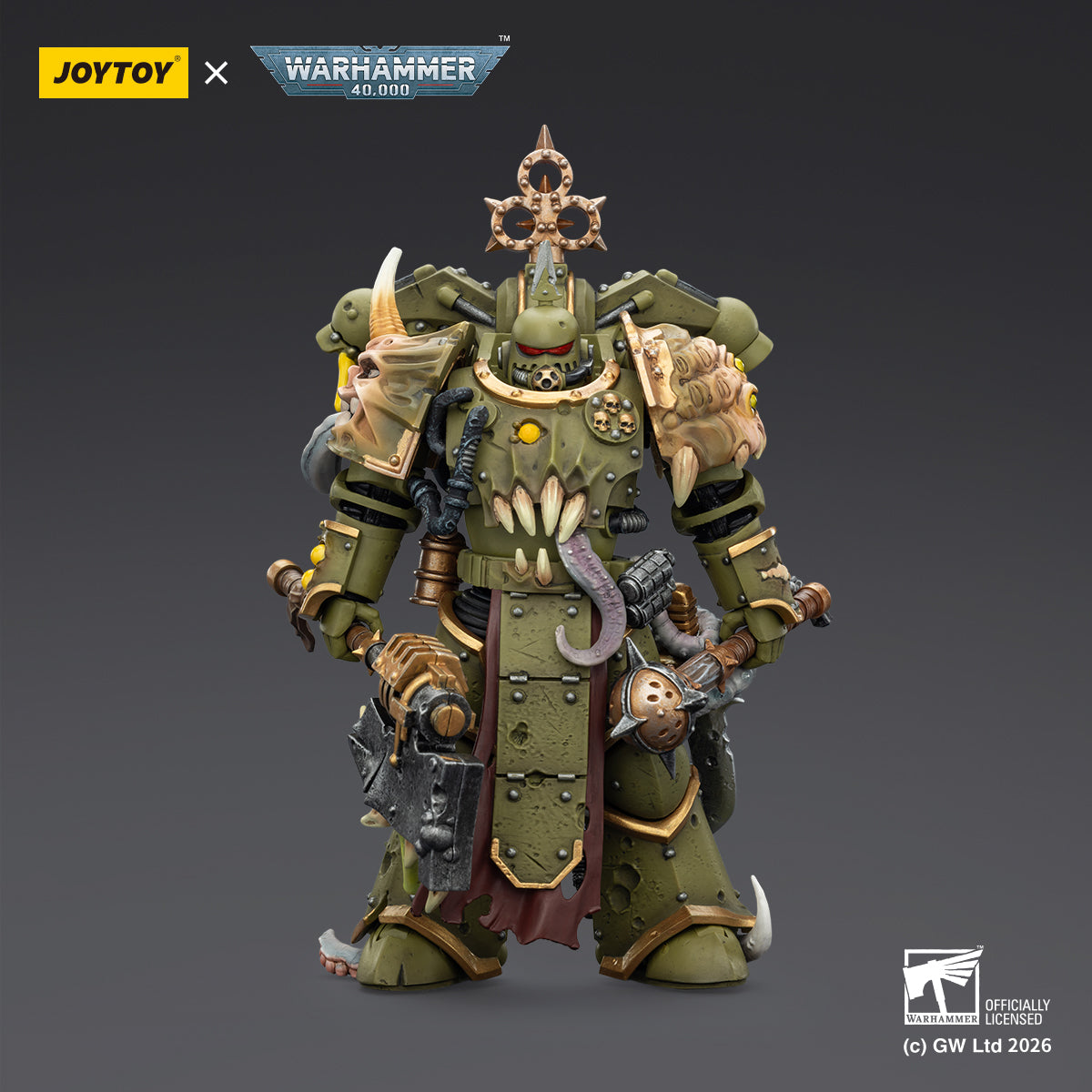 Death Guard Plague Marine with Bubotic axe and Plague Knife