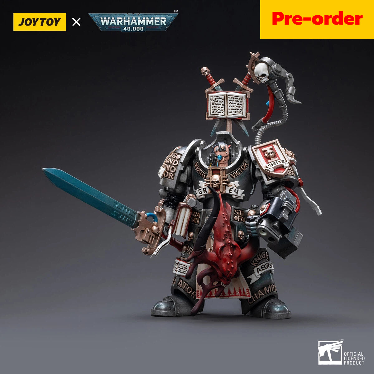 JOYTOY Warhammer 40,000 Scale：1/18 Grey Knights Terminator Incanus Neodan
