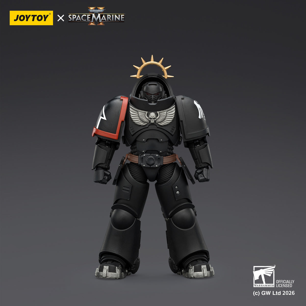 JOYTOY  Warhammer 40,000  Scale：1/18 "Game Edition Raven Guard Heavy Intercessor with Heavy Bolt Rifle and Bolt Pistol"