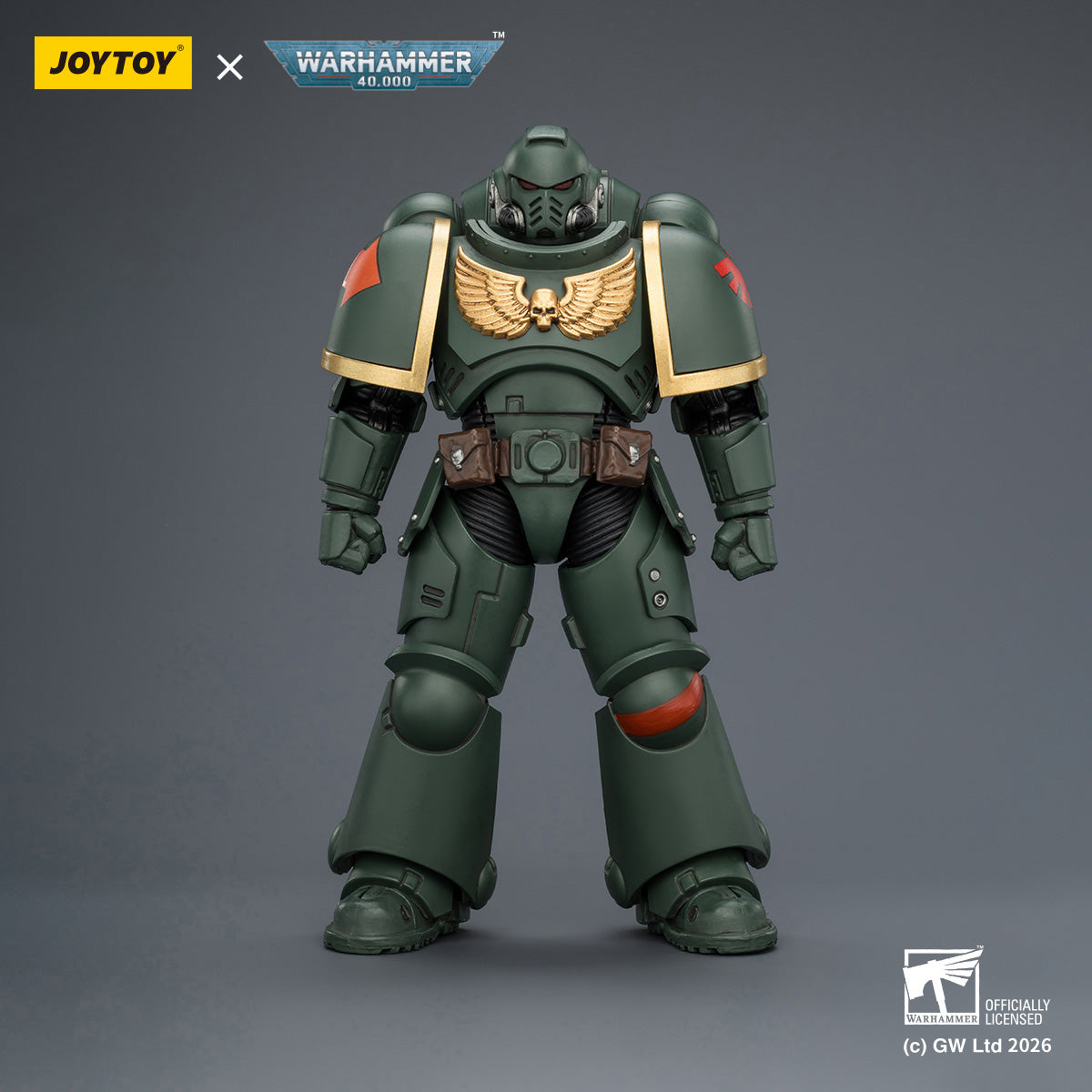 JOYTOY  Warhammer 40,000  Scale：1/18 "Dark Angels Intercessor with Bolt Rifle, Bolt Pistol and Chainsword"
