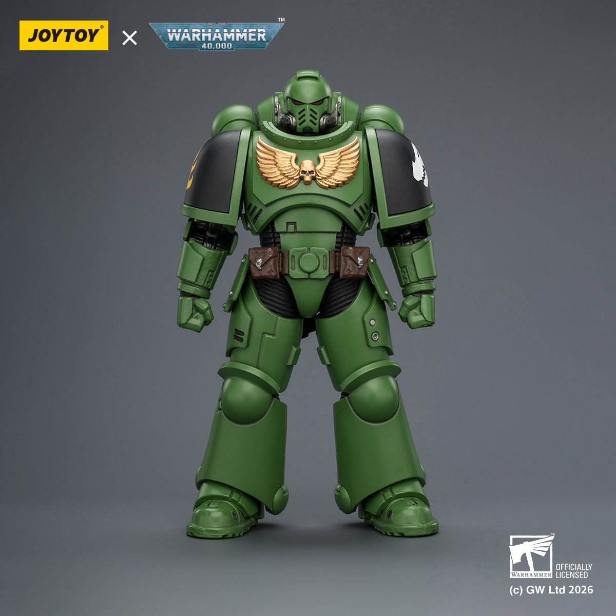 JOYTOY  Warhammer 40,000  Scale：1/18 "Salamanders Intercessor with Bolt Rifle, Bolt Pistol and Chainsword"