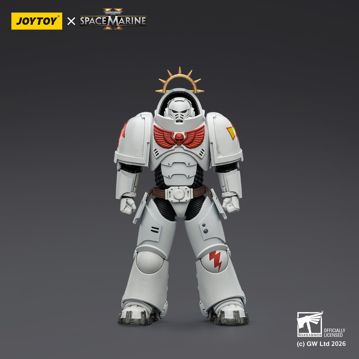 JOYTOY  Warhammer 40,000  Scale：1/18 "Game Edition  White Scars Heavy Intercessor with Heavy Bolt Rifle and Bolt Pistol"