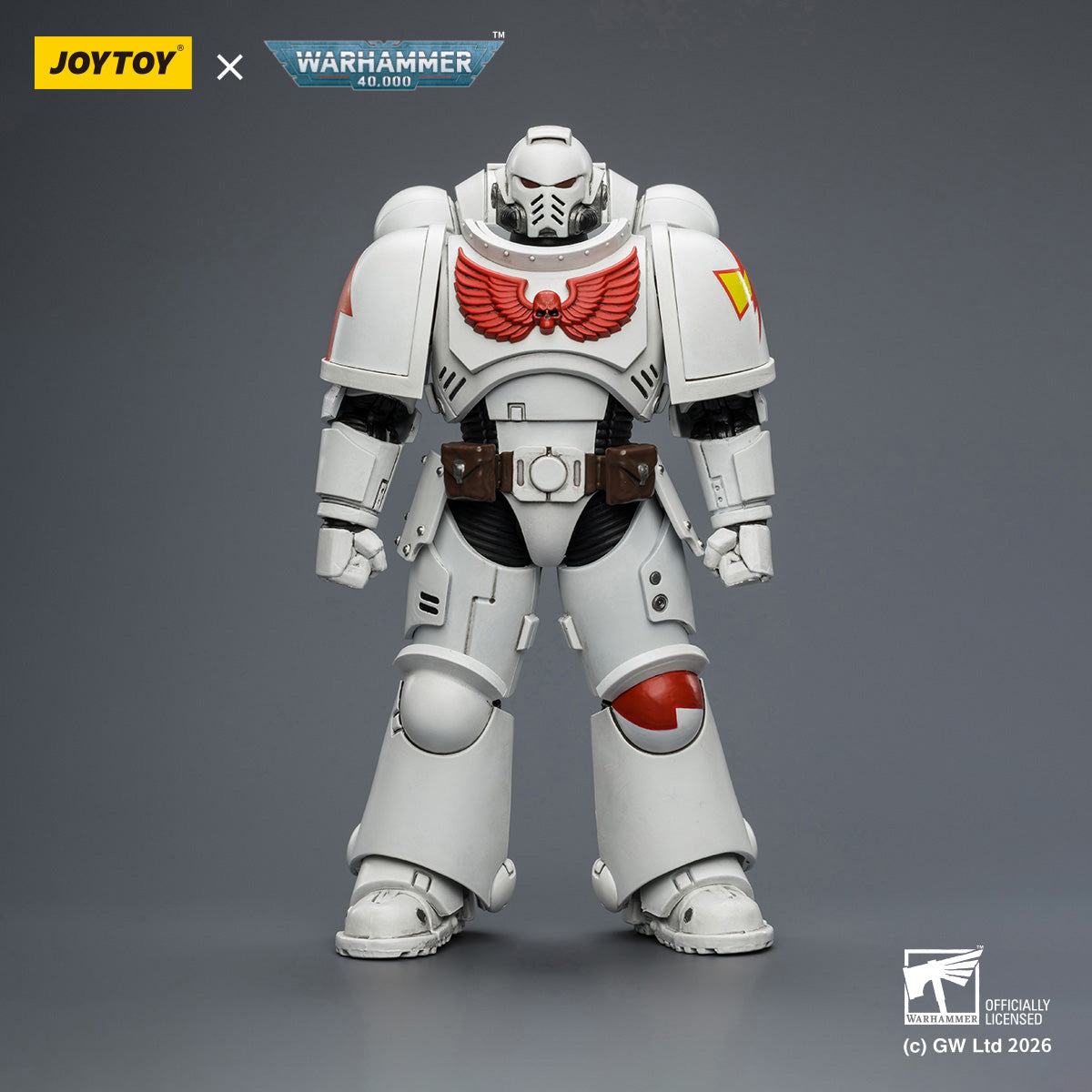 JOYTOY  Warhammer 40,000  Scale：1/18 "White Scars Intercessor with Bolt Rifle, Bolt Pistol and Chainsword"