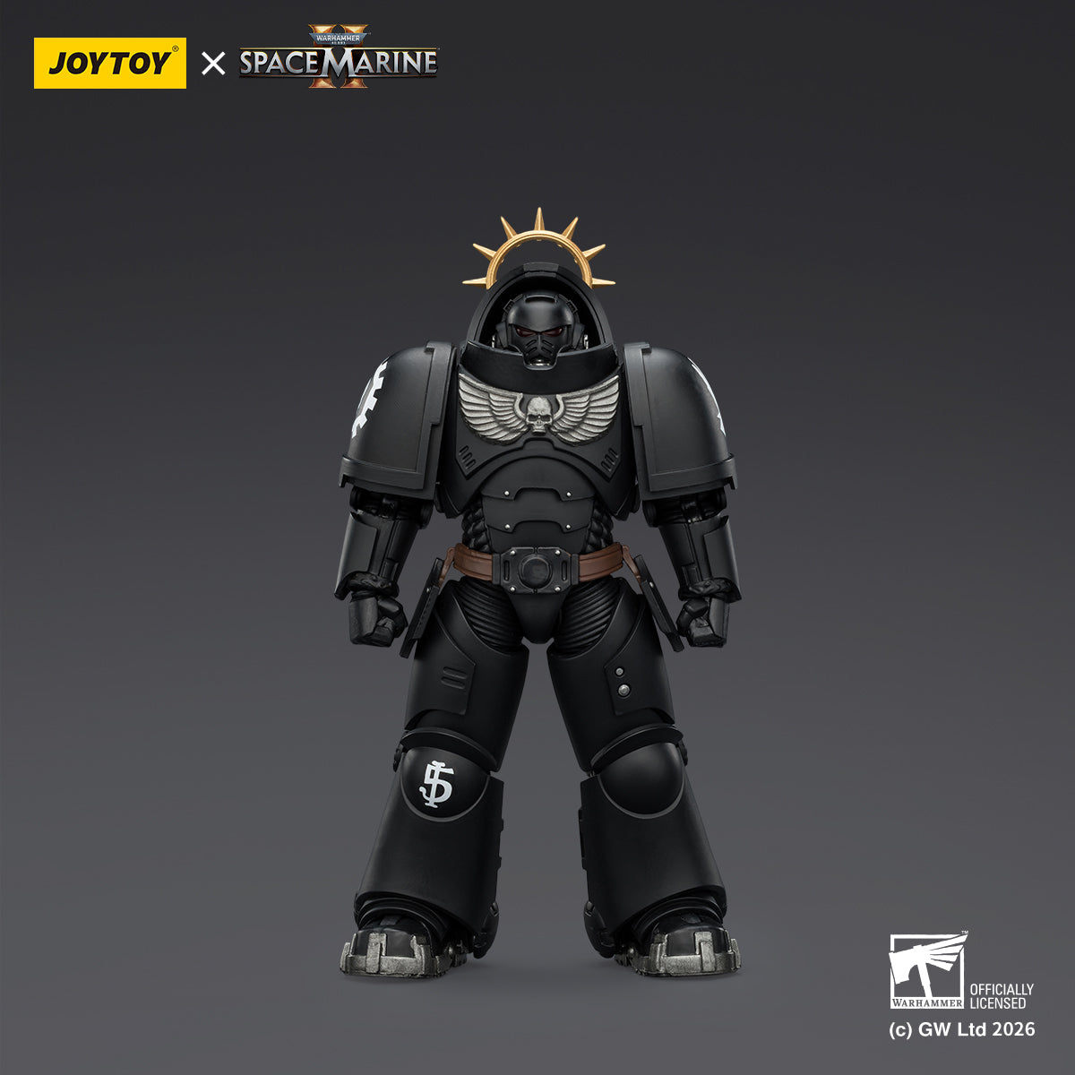JOYTOY  Warhammer 40,000  Scale：1/18 Game Edition  Iron Hands Heavy Intercessor with Heavy Bolt Rifle and Bolt Pistol