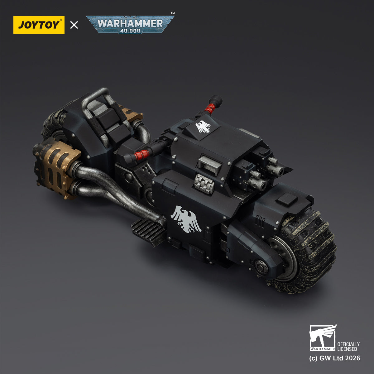 Raven Guard Raider-pattern Combat Bike with twin-linked bolt rifles