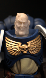 JOYTOY Warhammer Scale Head Sculpt Abstract Design Action Figure Model Collectible