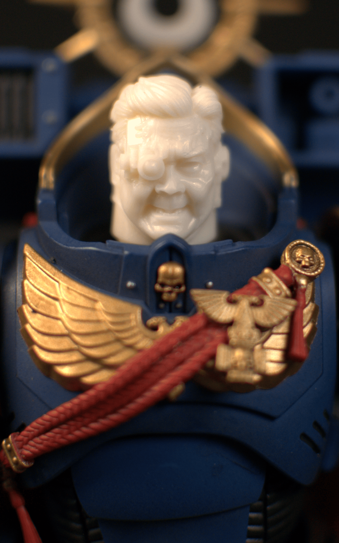 JOYTOY Warhammer Scale Head Sculpt Abstract Design Action Figure Model Collectible 2.0