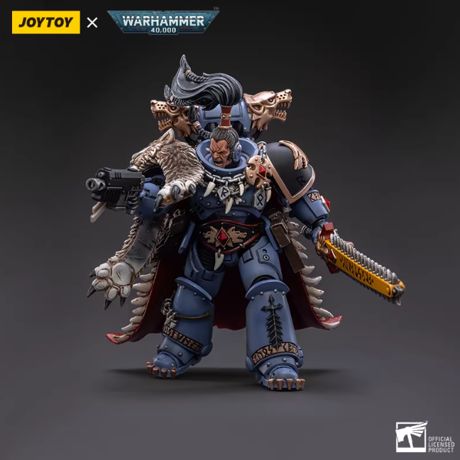 JOYTOY  Warhammer 40,000   Scale：1/18  Space Wolves Ragnar Blackmane