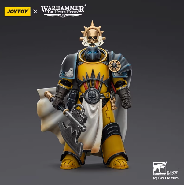 Imperial Fists Librarian Consul with Force Axe and Bolt Pistol