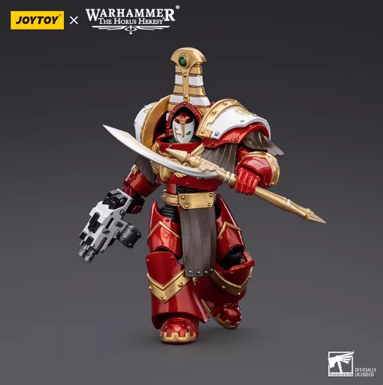 JOYTOY  Warhammer The Horus Heresy   Scale：1/18  Thousand Sons Sekhmet Terminator Cabal Sekhmet With Combi-Bolter And Achea Force Weapon