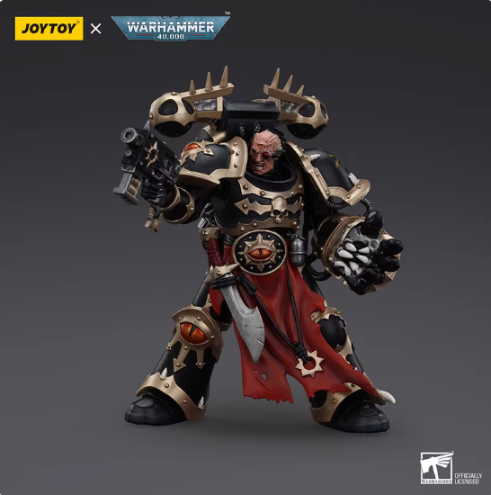 JOYTOY  Warhammer 40k  Scale：1/18   Chaos Space Marines Black Legion Chosen with Bolt Pistol and Power Fist