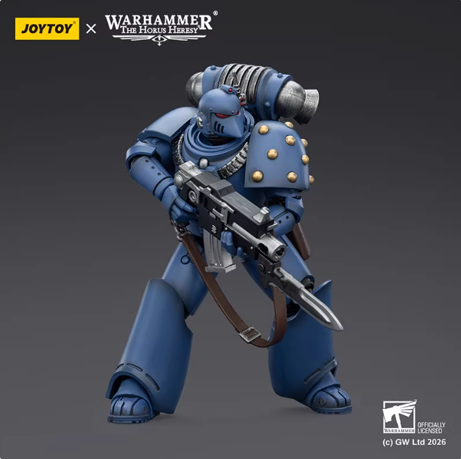 JOYTOY Scale：1/18 Warhammer The Horus Heresy Ultramarines MKVI Tactical Legionary