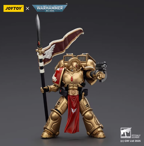 JOYTOY Warhammer 40,000  Scale：1/18  Blood Angels Sanguinary Guard 3 with Angelus Boltgun and Encarmine Spear
