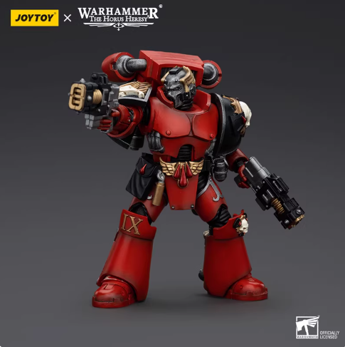 JOYTOY  Warhammer The Horus Heresy  Scale：1/18  Blood Angels Angel's Tears Squad Arch-Erelim with Volkite Serpentas