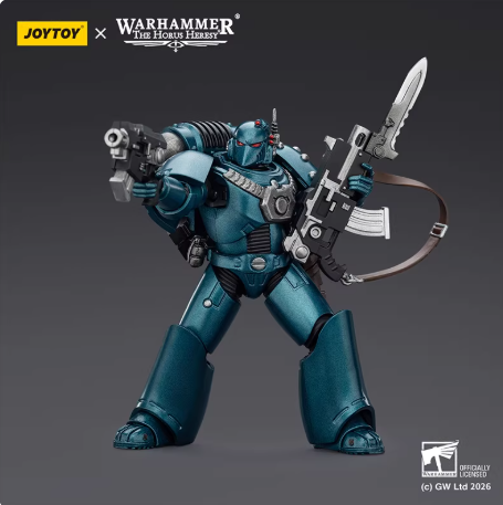 JOYTOY  Warhammer The Horus Heresy  Scale：1/18  Scale：1/18   Alpha Legion MKVI Tactical Legionary