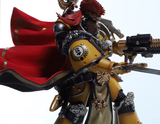 JOYTOY Warhammer 30K Imperial Fists Legion Commander Power Sword Action Figure Model Cloak Accessory Collectible
