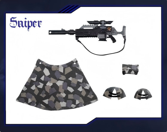 JOYTOY Warhammer 40K Terminator 4-Figure Set Action Figure Model with Cloak Accessories Collectible