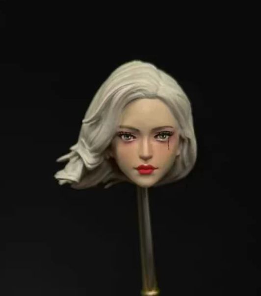 TD-JT-175 Warhammer 40K Blood Angels Primarch Sanguinius Blood Tears Custom Head Sculpt view 2