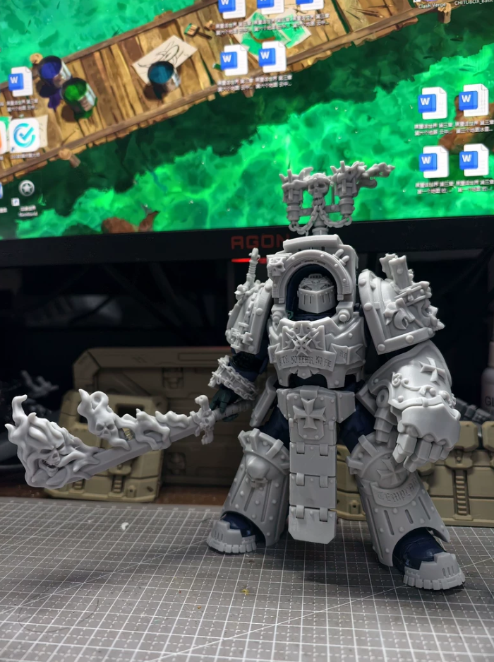 Unofficial unpainted custom upgrade part - image 1