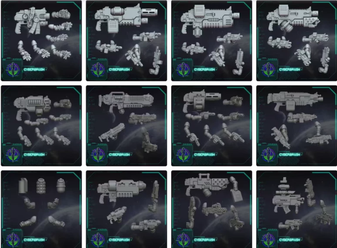 Ranged Equipment for Version 4.0 Figures detail 5
