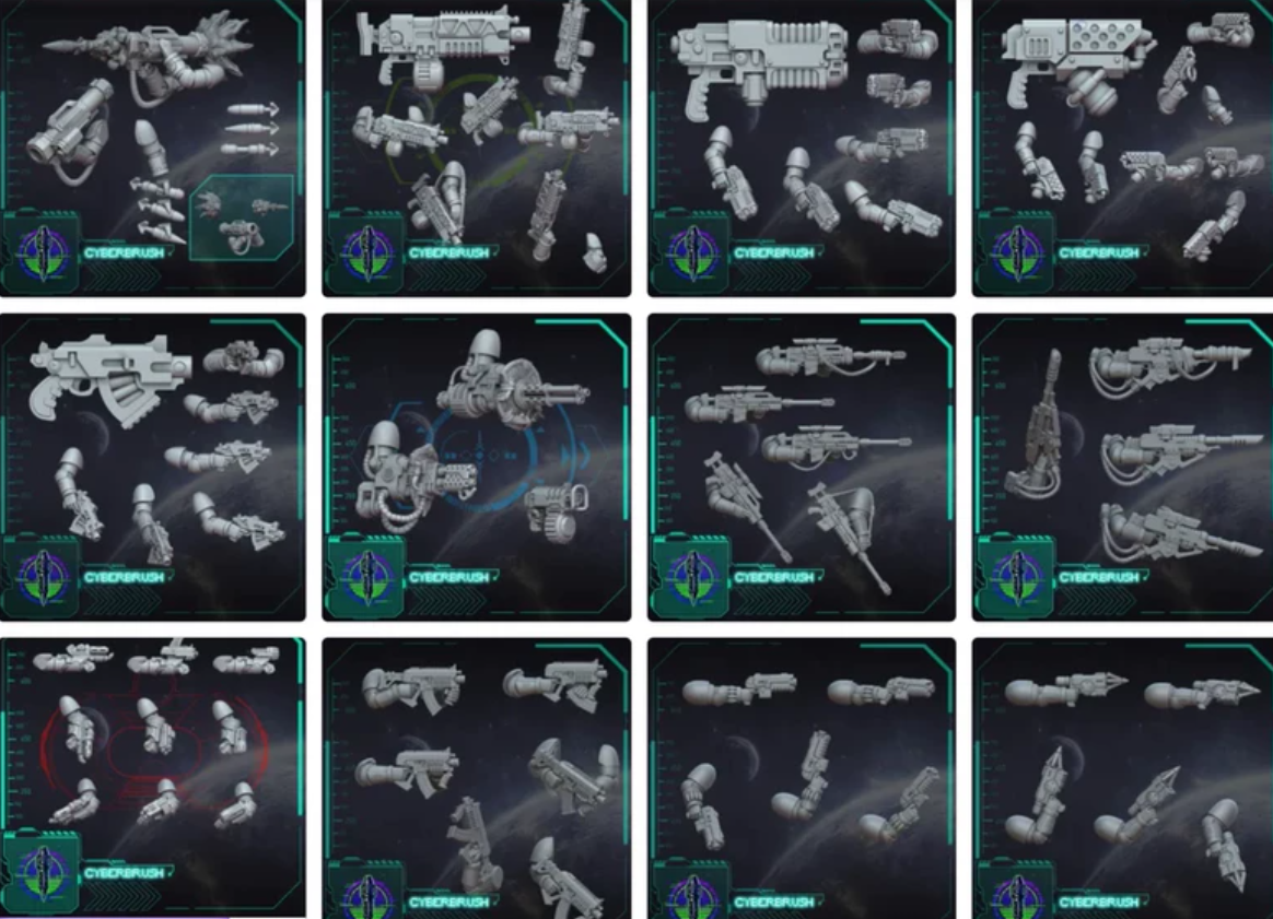 Ranged Equipment for Version 4.0 Figures detail 9