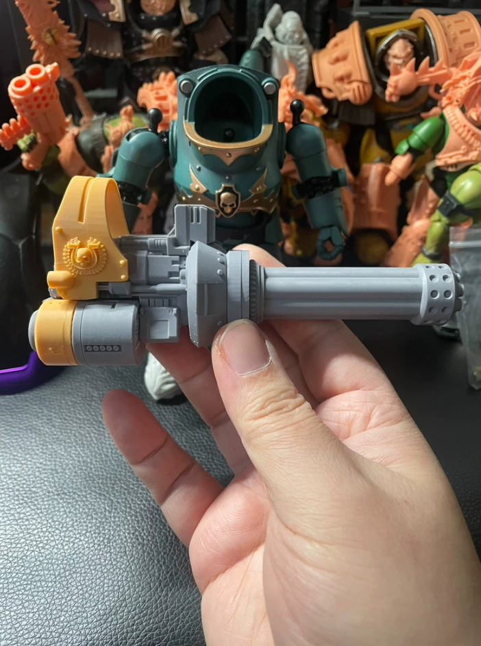 Heavy Gatling Gun Upgrade with Custom Emblem Option detail 3