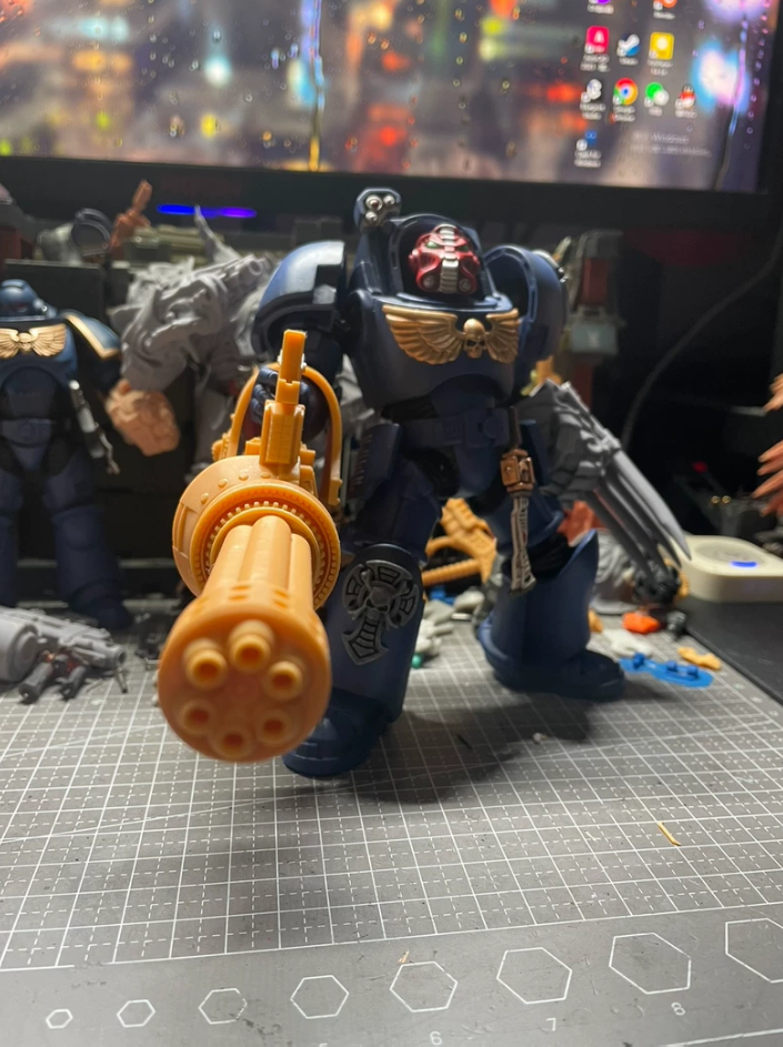 Heavy Gatling Gun Upgrade with Custom Emblem Option detail 5