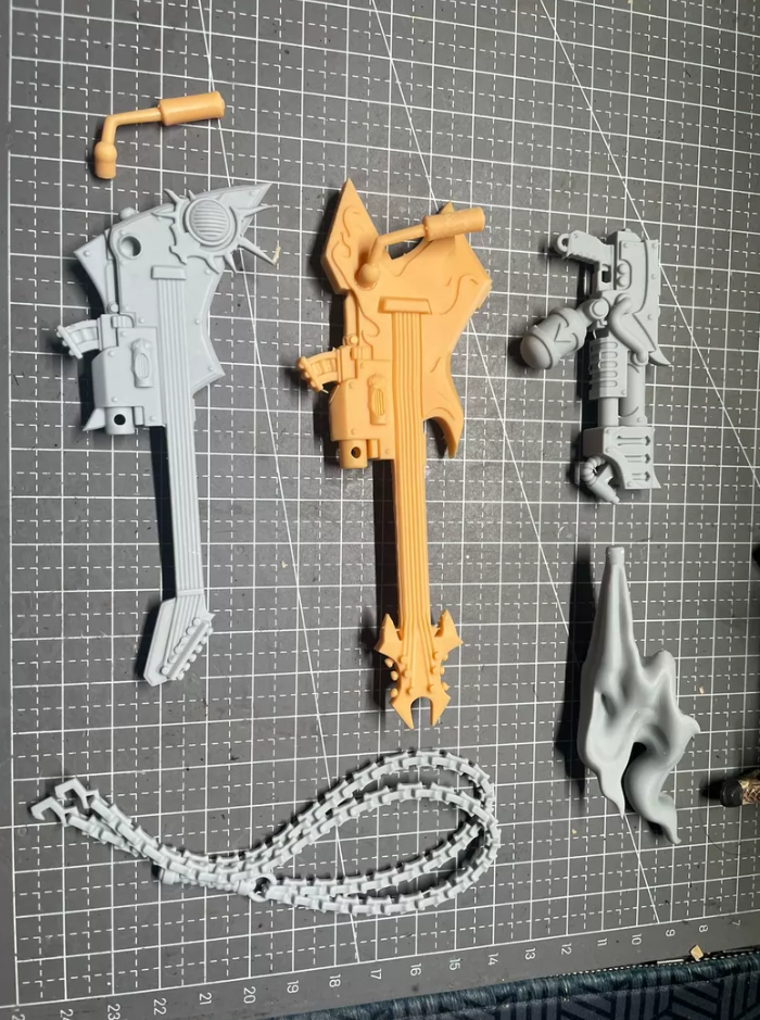 Unofficial unpainted custom upgrade part