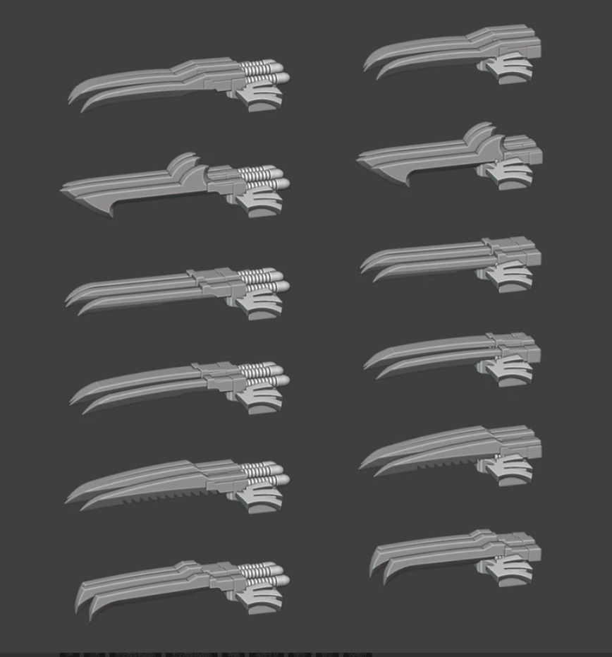 Raven Guard-Inspired Folding and Sliding Claws detail 2