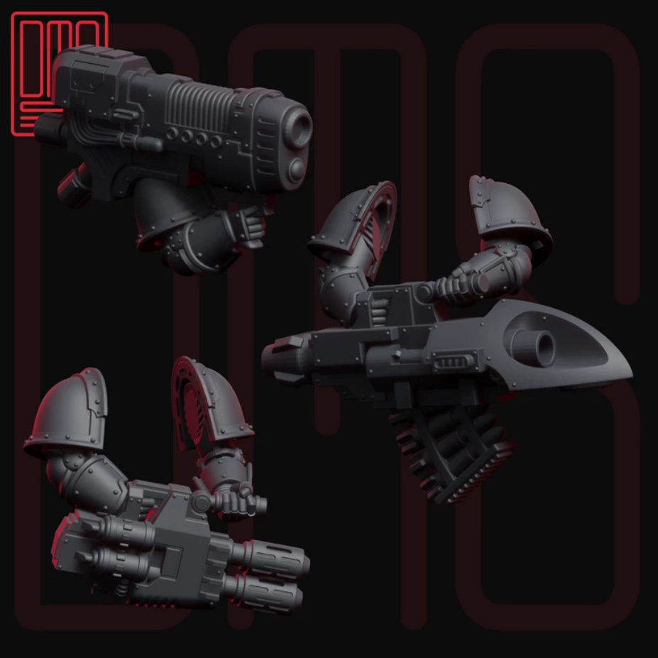 MK III Heavy Weapon Menu for 30K-Scale Figures detail 4