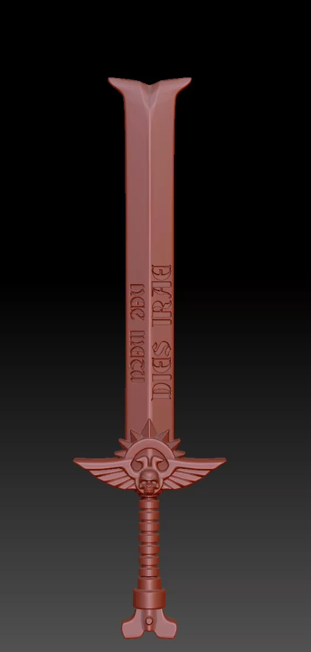 Black Templars-Inspired 1/18 Sword and Shield Accessories detail 6