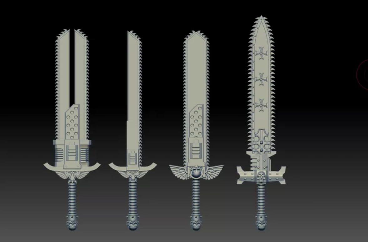 Unofficial unpainted custom upgrade part