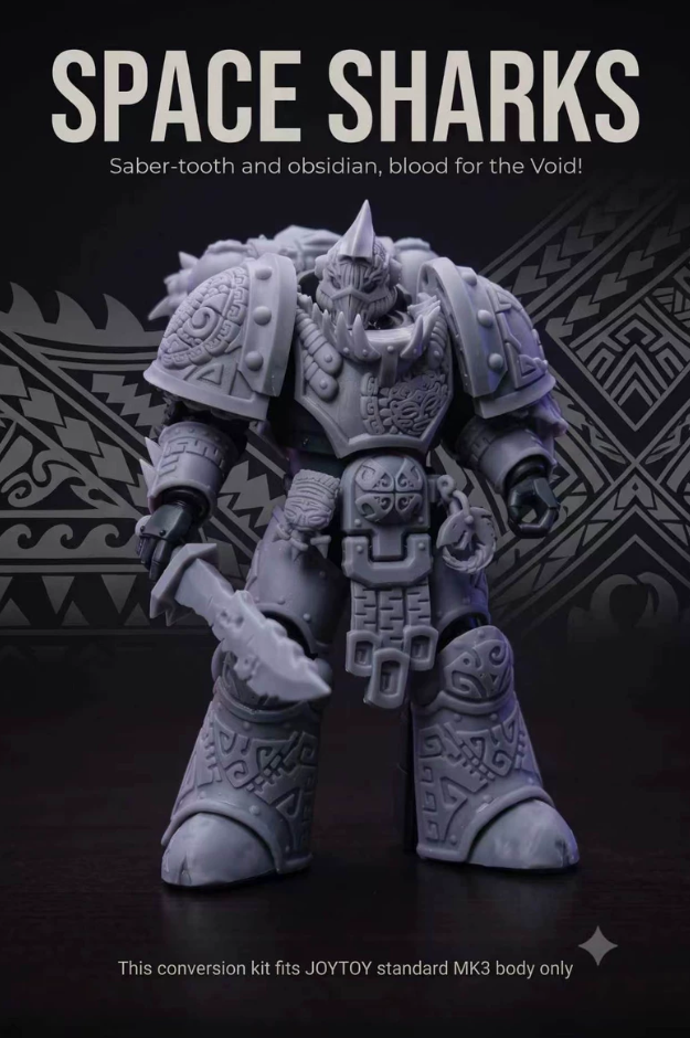 Unofficial unpainted custom upgrade part