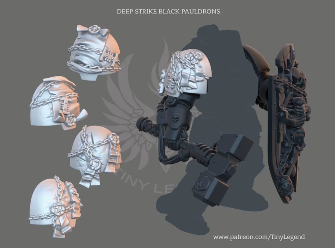 Deathwatch-Inspired Conversion Kit and Individual Parts detail 3