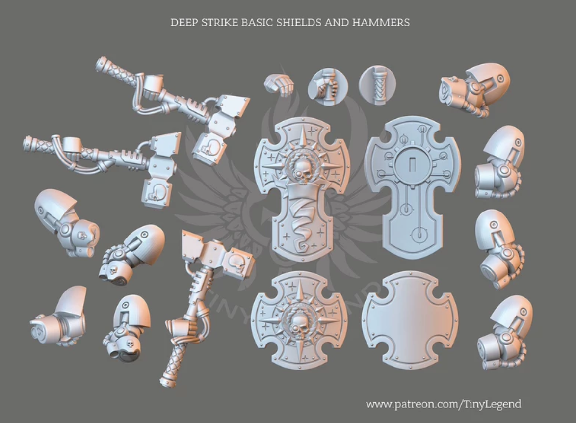 Deathwatch-Inspired Conversion Kit and Individual Parts detail 6
