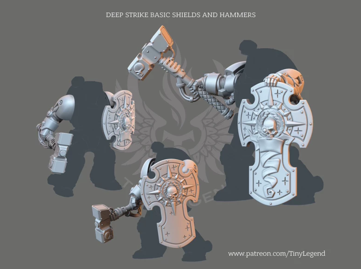Deathwatch-Inspired Conversion Kit and Individual Parts detail 7