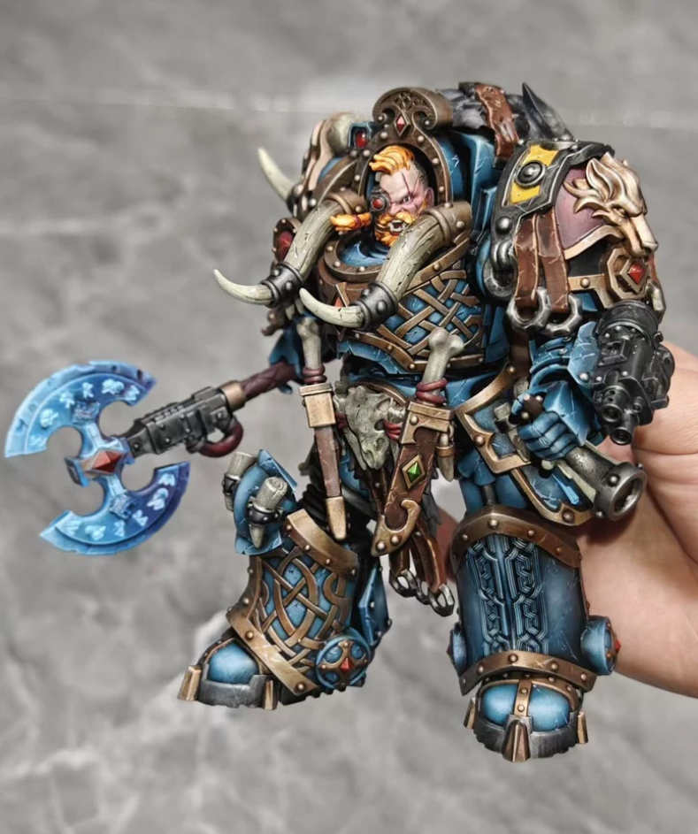 Space Wolves-Inspired 10th-Edition Terminator Conversion Kit detail 2