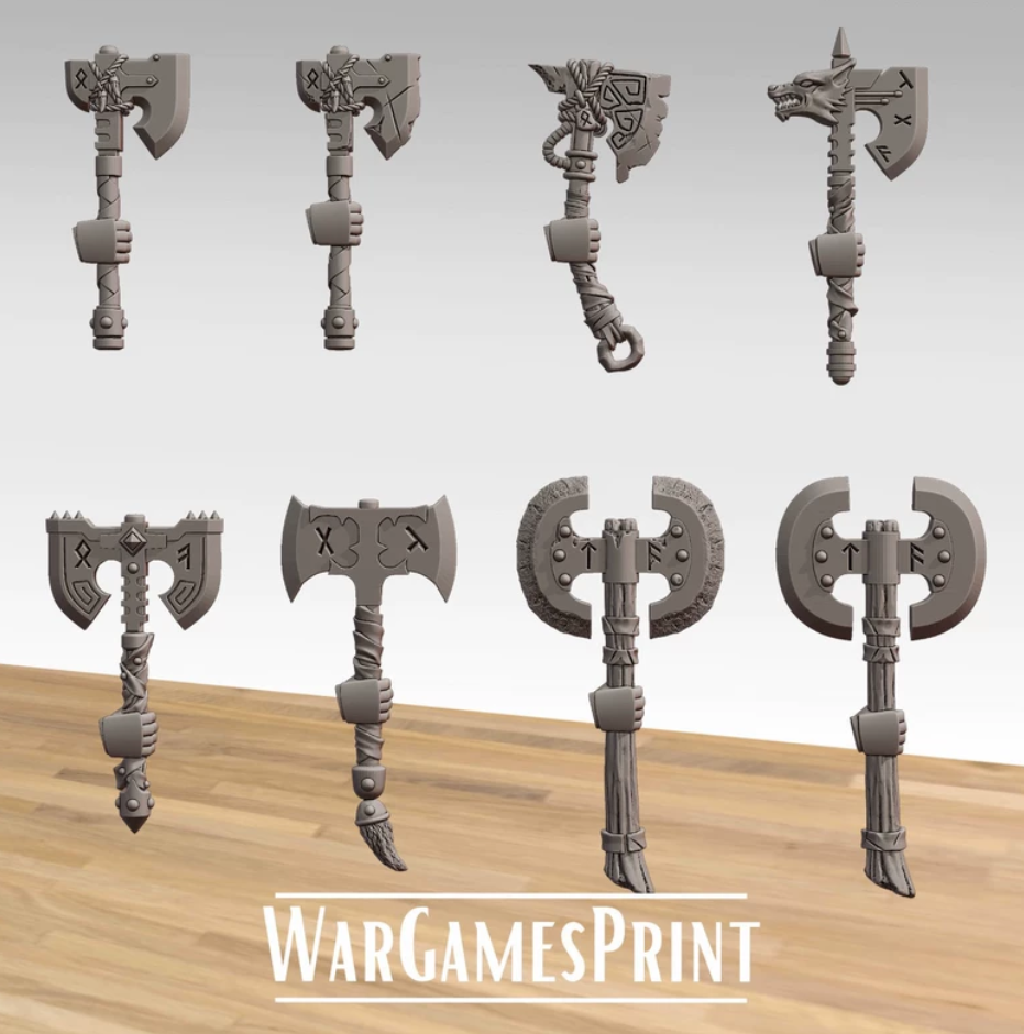 Space Wolves-Inspired 10th-Edition Terminator Conversion Kit detail 5