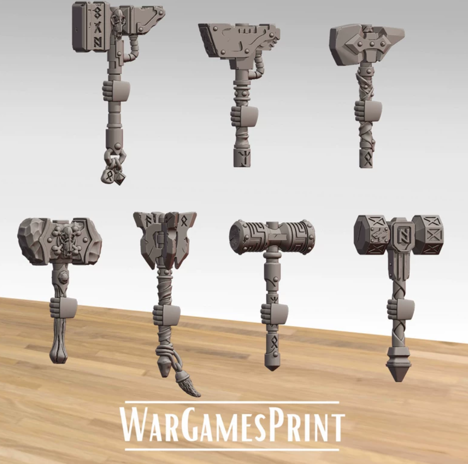 Space Wolves-Inspired 10th-Edition Terminator Conversion Kit detail 6