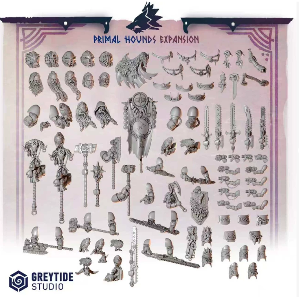 Space Wolves-Inspired 10th-Edition Terminator Conversion Kit detail 7