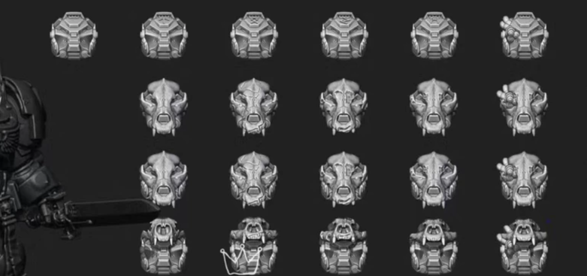 Space Wolves-Inspired 10th-Edition Terminator Conversion Kit detail 9