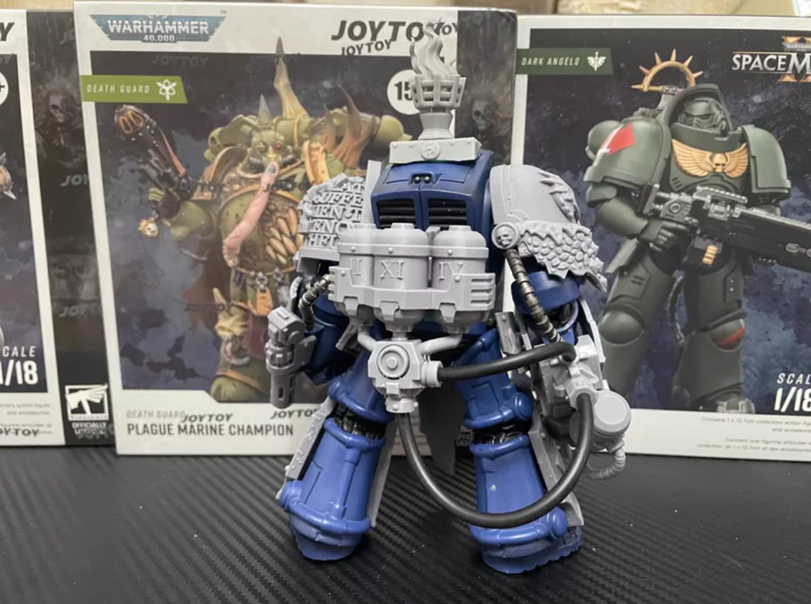 Terminator-Scale Flamer and Shoulder Weapon Options detail 7